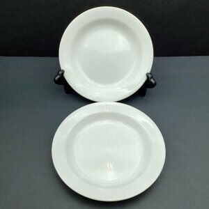 Corelle White Rim Soup Bowls Corning Shallow Soup Cereal Individual Pasta Bowls